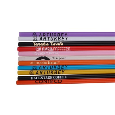 BASKILI 5000 ADET  FROZEN PİPET 8MM 24CM