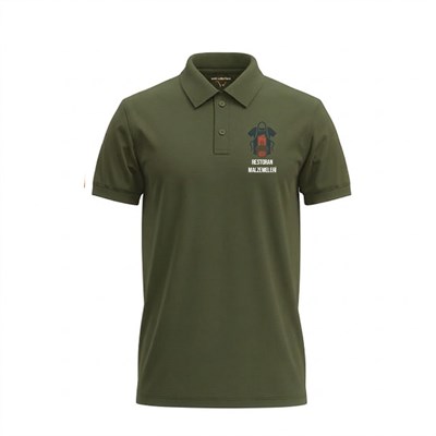POLO YAKA TİŞÖRT PREMİUM HAKİ YEŞİL