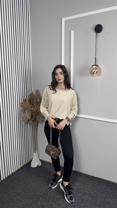 YARASA KOL BASIC TRİKO BLUZ