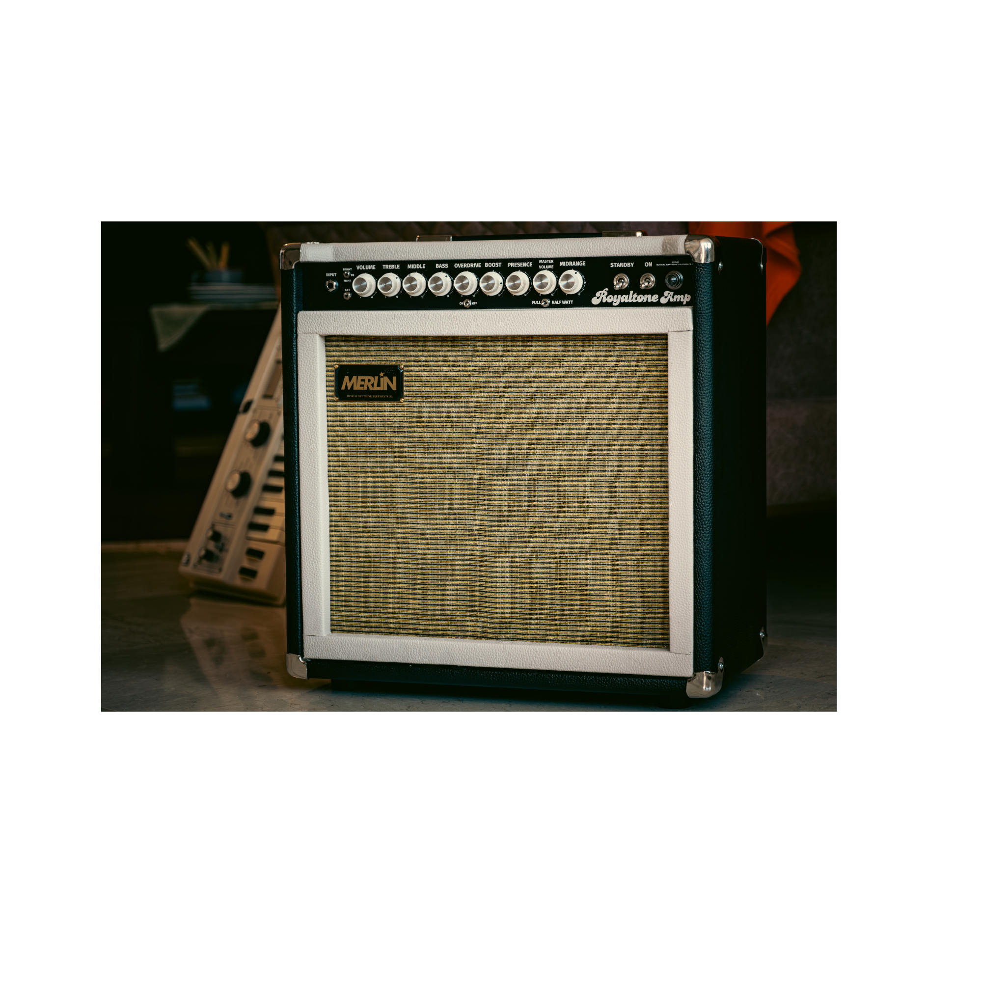 Royaltone amplifier in its original studio setting