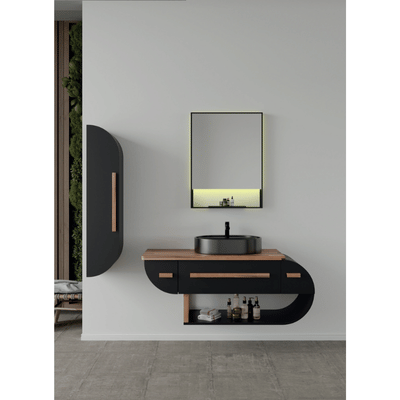 ARAS 130CM BANYO DOLABI-SİYAH
