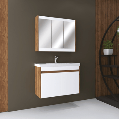 BİGA 80CM BANYO DOLABI-UD BEYAZ