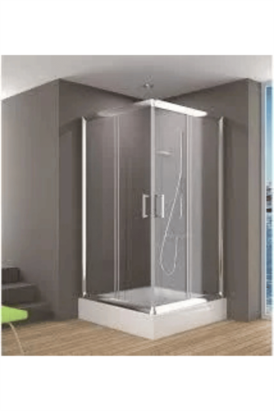 DUŞHOME DUŞAKABİN GLORY SERİSİ KÖŞE AÇILIR 80X80 KARE