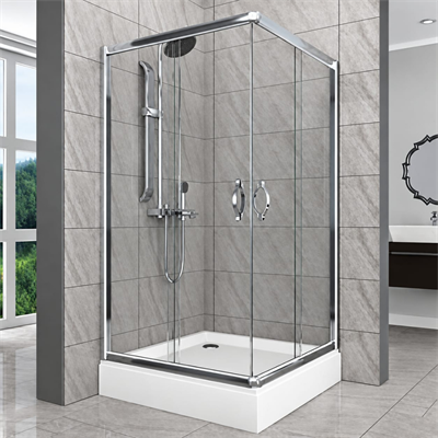 Duşhome Glory Serisi 100x100 cm Kare Köşe Açılır Sürgülü Temperli Cam Tekneli Duşakabin SetiDuşhome Glory Serisi 100x100 Kare Köşe Açılır Duşakabin + Duş Teknesi | Modern Şeffaf Cam KabinDuşakabinDUŞHOME6315DUŞHOMEDuşhome Glory Serisi 100x100 cm Kare Köşe Açılır Sürgülü Temperli Cam Tekneli Duşakabin Seti