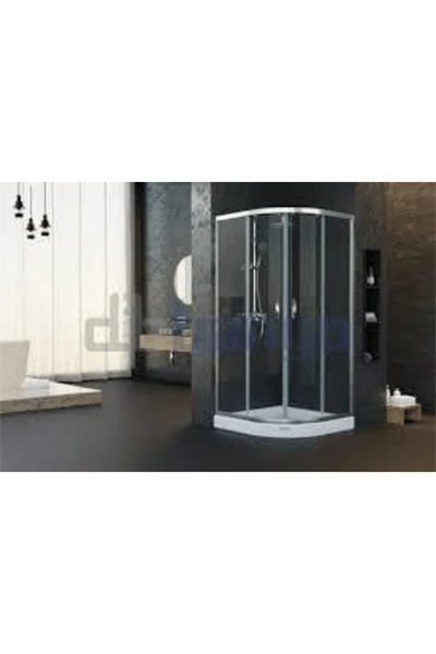 DUŞHOME GLORY SERİSİ SÜRGÜLÜ 80X80 OVAL TEKNE+KABİN