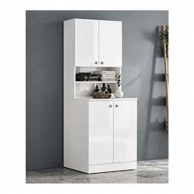 Fym Çamaşır Makinesi Dolabı Kapaklı(2764)FYM Kapaklı Çamaşır Makine Dolabı | Banyo için Şık ve Fonksiyonel Gizleyici Dolap | Kapaklı Tasarımıyla Estetik ve Pratik Kullanım | Çamaşır Makinesi Üstü veya Yanı içinBanyo DolabıFYM2764DUŞHOMEFym Çamaşır Makinesi Dolabı Kapaklı(2764)