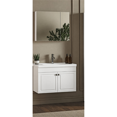 Fym Deniz 80CM Banyo Dolabı Beyaz (2766)FYM Deniz 80 cm Banyo Dolabı Beyaz | Şık ve Modern Banyo Dolabı | Lavabo Altı Kapaklı Dolap | Duvara Monte Tasarım | Beyaz Banyo MobilyasıBanyo DolabıFYM8197DUŞHOMEFym Deniz 80CM Banyo Dolabı Beyaz (2766)