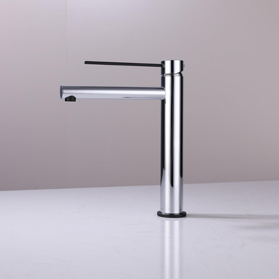 Harper XL Yüksek Lavabo Bataryası Chrome Black
