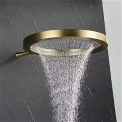 Norma Dairesel Tepe Duş Başlığı Altın