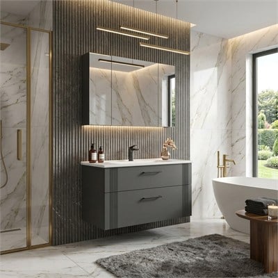 Orka Bari 85 cm Ayna Dolaplı Banyo Dolabı Takımı Ledli  AntrasitOrka Bari 85 cm Banyo Dolabı Takımı Antrasit | Aynalı & Lavabolu Banyo DolabıBanyo DolabıOrka Banyo dolabı5006591 DUŞHOMEOrka Bari 85 cm Ayna Dolaplı Banyo Dolabı Takımı Ledli  Antrasit