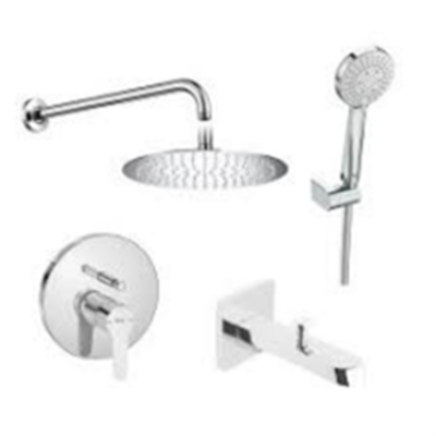 Roca Esteria Pack Eco Ankastre Banyo Seti Gagalı Krom 