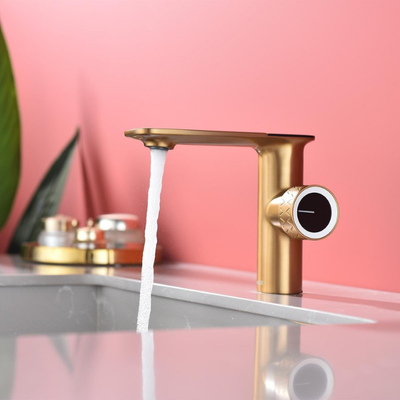 Sky Lavabo Bataryası Brushed Champagne Gold