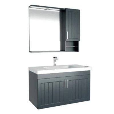 UBM ARYA 80CM ANTRASİT BANYO DOLABI