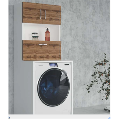 UBM MACHE 70CM ÇAMAŞIR MAKİNESİ DOLABI-BEYAZ/UD