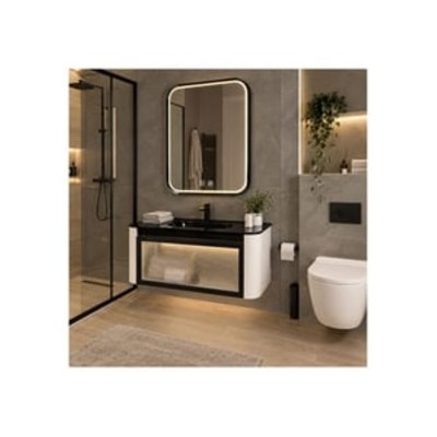 Ubm Monaj 100CM Antrsit Banyo DolabıUBM Monaj 100cm Antrasit Banyo Dolabı - Modern ve Şık Banyo Mobilyası Modelleri - DushomeBanyo DolabıUBM BANYO MOBİLYASIubm mnj ant 100DUŞHOMEUbm Monaj 100CM Antrsit Banyo Dolabı