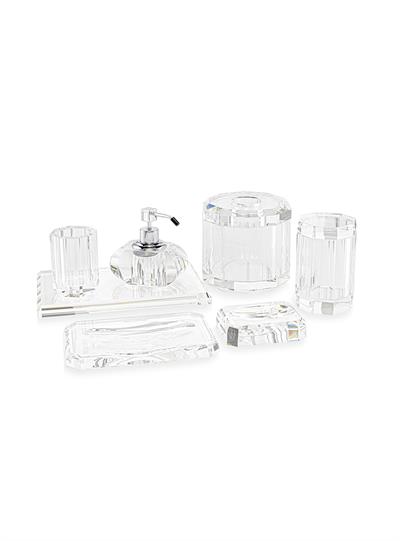 Myra Kristal Banyo Complete Set Gümüş - 7 Parça