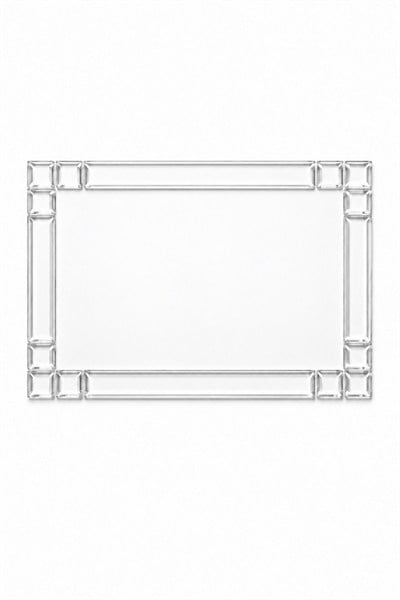 Qbella Kristal Kesim Amerikan Servisi - (35x45 cm)