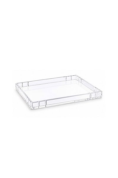 Qbella Kristal Kesim Tepsi Large
