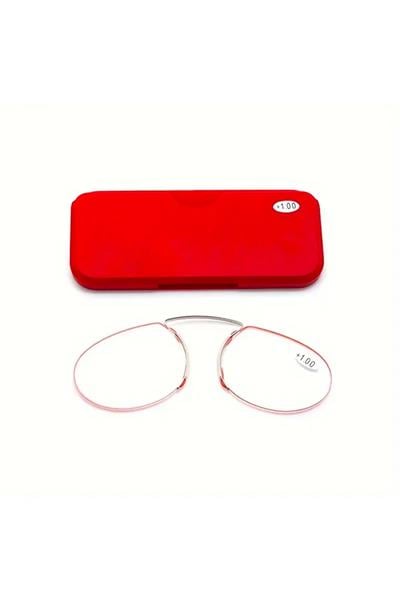 Burun üstü okuma gözlüğü pratik telefon arkasına yapışabilir okuma gözlüğü +2.50