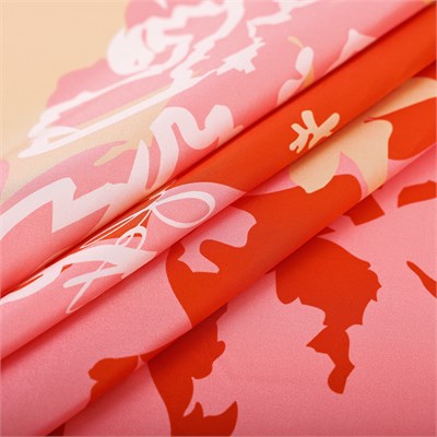 Bahar Çiçekleri Desen İpek Twill Eşarp