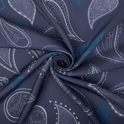 Büyük Şal Desen İpek Twill Eşarp