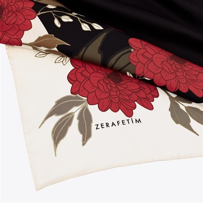 China Desen İpek Twill Eşarp