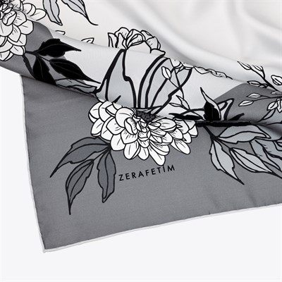 China Desen İpek Twill Eşarp