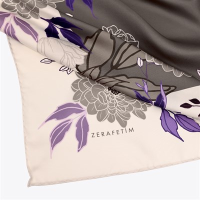 China Desen İpek Twill Eşarp