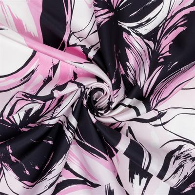 Çiçek Tomurcuk İpek Twill Eşarp