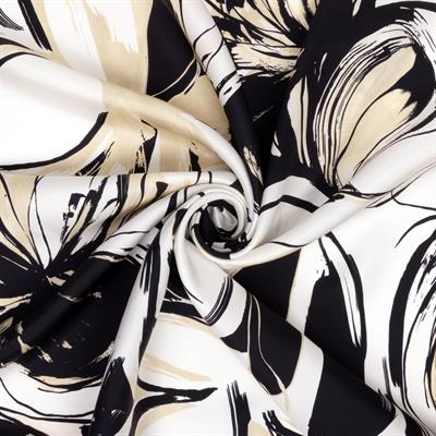 Çiçek Tomurcuk İpek Twill Eşarp