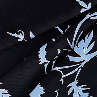 Clove Desen İpek Twill Eşarp