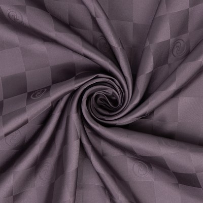 Damalı Jakarlı İpek Twill Eşarp