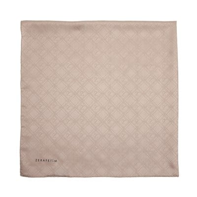 Ekose Z Desen Pamuk İpek Jakar Eşarp