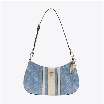 Guess Noelle Iı Top Zıp Shoulder Bag