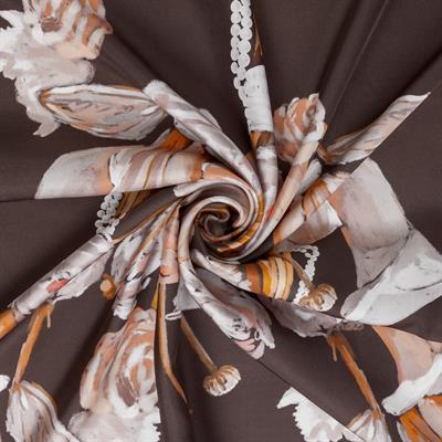 İncili Zerafet Desen İpek Twill Eşarp