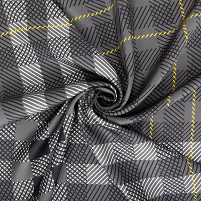 Plaidora Desen İpek Twill Eşarp