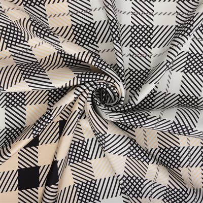 Plaidora Desen İpek Twill Eşarp