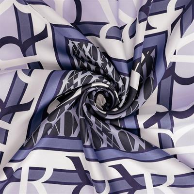 Reeline Desen İpek Twill Eşarp