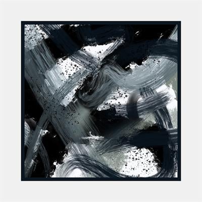 Rüzgar Desen İpek Twill Eşarp