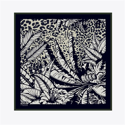 Safari Desen Exclusive İpek Twill Eşarp
