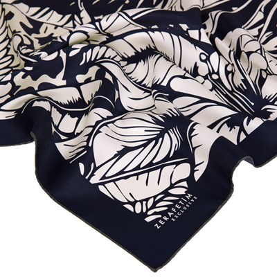 Safari Desen Exclusive İpek Twill Eşarp