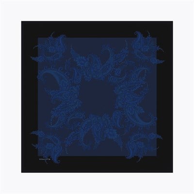 Shawl Desen İpek Twill Eşarp