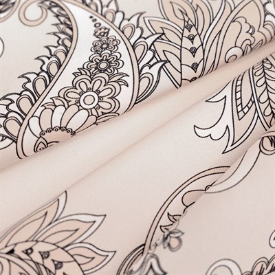 Shawl Desen İpek Twill Eşarp