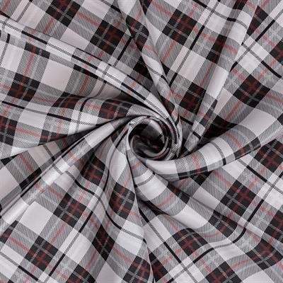 Tartan Desen İpek Twill Eşarp