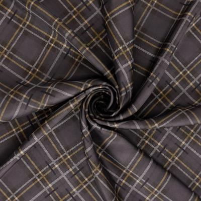 Tartan Desen İpek Twill Eşarp
