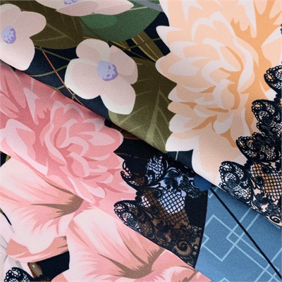 Umbrella Desen İpek Twill Eşarp