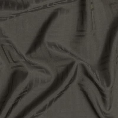 Yarım Kare Desen Yün İpek Eşarp