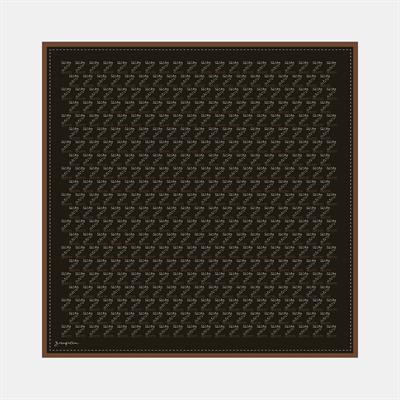 Zerart Desen İpek Twill Eşarp