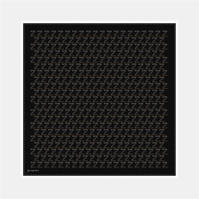 Zerart Desen İpek Twill Eşarp