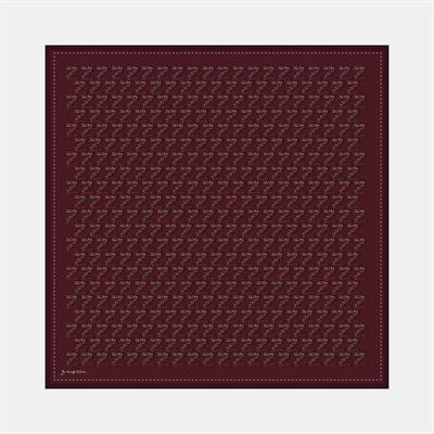 Zerart Desen İpek Twill Eşarp